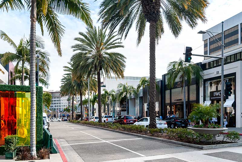 Beverly Hills retail shops