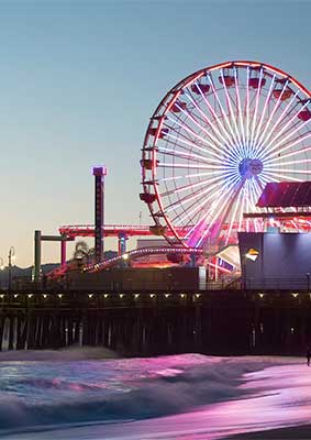 Los Angeles beach tour Santa Monica Pier
