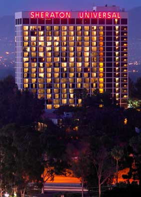 Sheraton Universal Hotel Hollywood tour pickup point