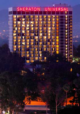Sheraton Universal Hotel Hollywood tour pickup point